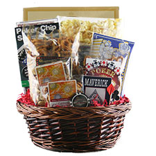 Straight Flush - Poker Gift Basket