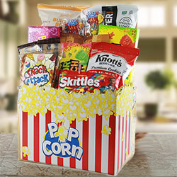 Movie Night - Movie Gift Basket