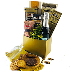 Champagne Taste -White Wine Gift Basket
