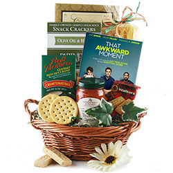 Dinner and a Movie  - Movie Gift Basket