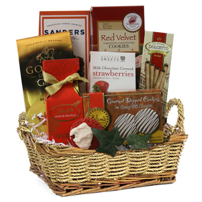 Gift Baskets   Delivery on Sm Chocolate Gift Basket Bp2009   Design It Yourself Gift Baskets