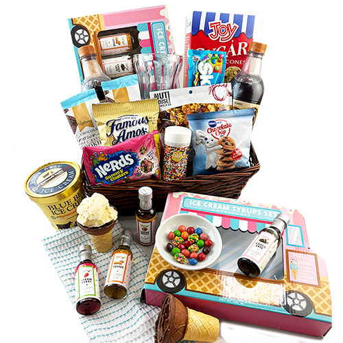 Candy Gift Baskets Ice Cream Party Ice Cream Gift Basket