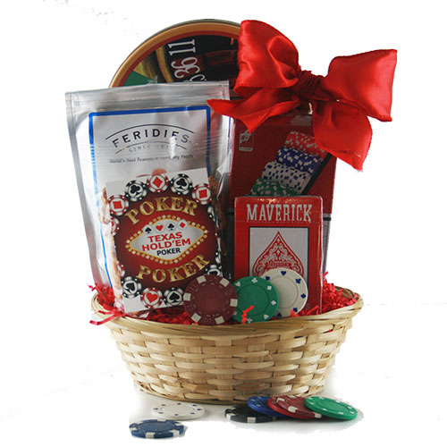 Jackpot Poker Gift Basket Inspiredgiftoverflowing