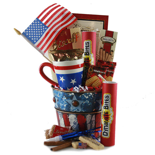 Independence Day - 4th of July Gift Basket - Graduationnevertastedsweeter