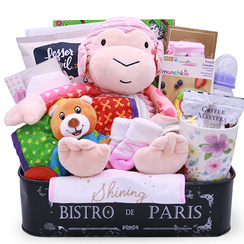 Monkey Business - Baby Gift Basket
