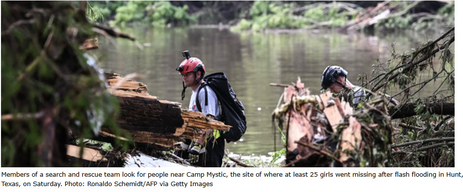 Catastrophic 4th of July Weekend Flooding Strikes Central Texas