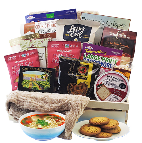 Get Well Gift Baskets: Get Well Soon Wishes Gift Basket at Gift