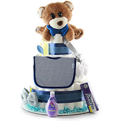 Little Boy Blue - Baby Diaper Cake