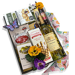 Cheers to Mom Mothers Day Wine Basket