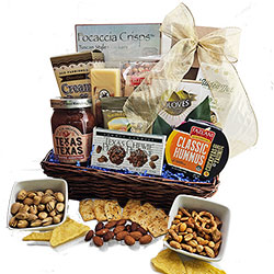 Gourmet Choice Gift Basket for Christmas and personalized card mailed seperately CD3239800 