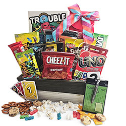 Family Fun & Games Gift Basket