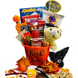 Scaredy Cat Halloween Basket