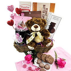 Happy Valentines Day Spa Basket