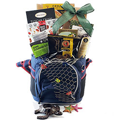 Here Fishy Fishing Gift Basket