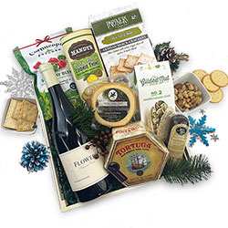 Holiday Delight  - Holiday Wine Gift Basket