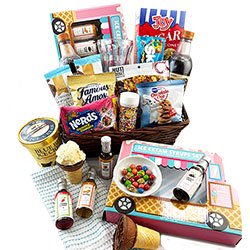 Ice Cream Party Gift Basket