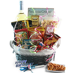 Make a Wish - Birthday Wine Gift Basket