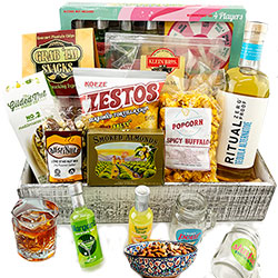 Mocktail Party Non-Alcoholic Gift Basket