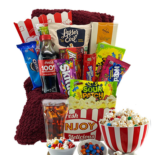 Family Movie Time Gift Basket