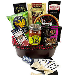 Royal Flush - Poker Gift Basket