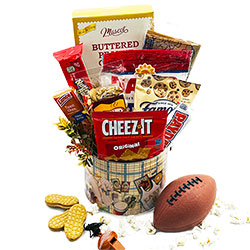 Super Bowl Snacks Gift Basket