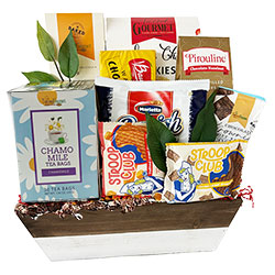 Tea & Cookies Gift Basket