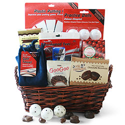 Tee-rificly Delicous Golf Gift Basket