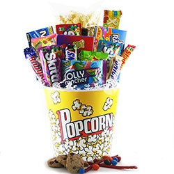 candy gift baskets retro