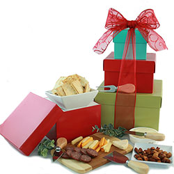 Meat & Cheese Gift Tower