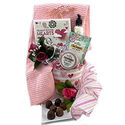 Valentines for Her-  Valentine Gift Basket