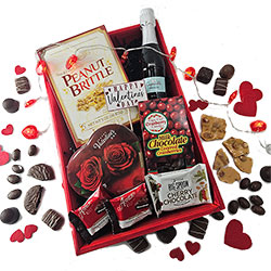 Valetines Day Chocolates & Bubbles