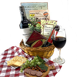 Wine & Cheese Picnic Basket