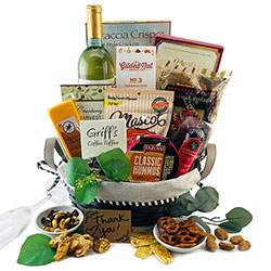 Wine Thank You! Wine Gift Basket