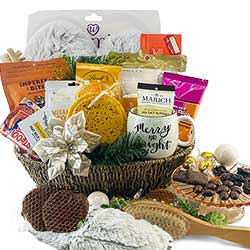 CD3281113 Gourmet Choice Gift Basket for Thank You and personalized card mailed seperately