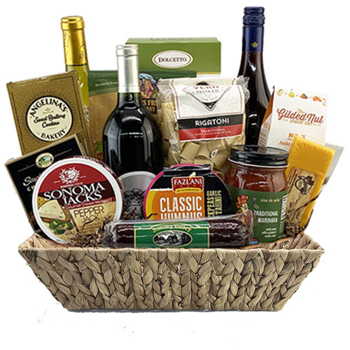 3 Bottle Wine Gift Basket BP1000
