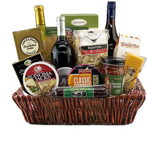 3 Bottle Wine Gift Basket BP1001