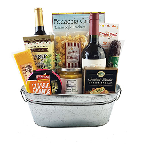 2 Bottle Wine Gift Basket BP1003