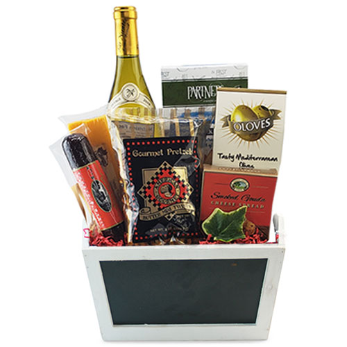 1 Bottle Wine Gift Basket BP1004