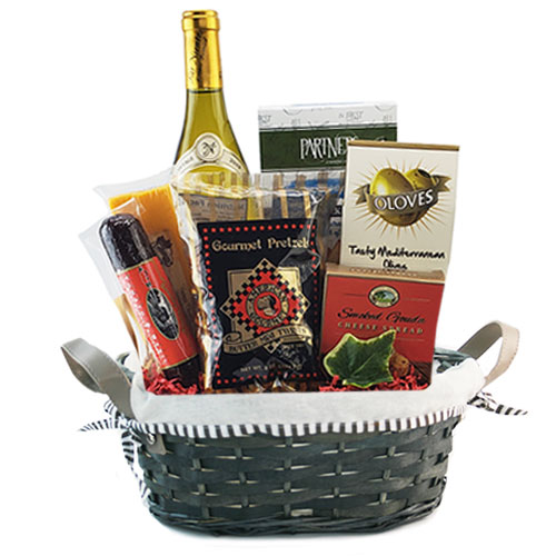 1 Bottle Wine Gift Basket BP1005