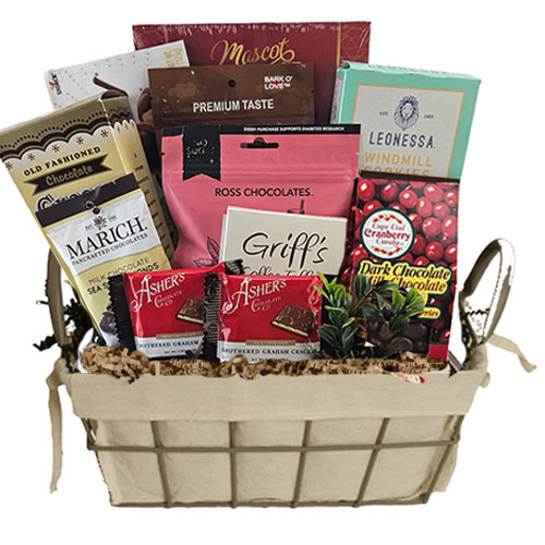 Sm Chocolate Gift Basket BP1012