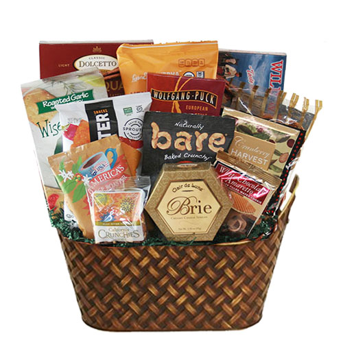 Custom Baskets Gourmet Theme Med Gourmet Gift Basket BP1013 DIYGB