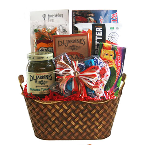 Custom Baskets Texas Theme Med Texas Gift Basket BP1013 DIYGB