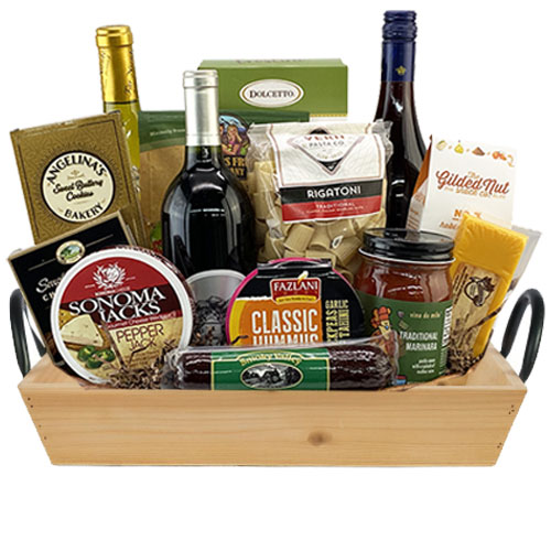 3 Bottle Wine Gift Basket BP1017