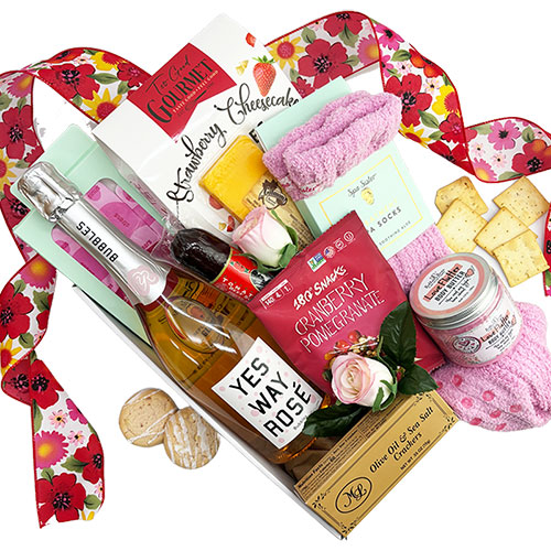 Champagne Bubble Bath Gift Basket