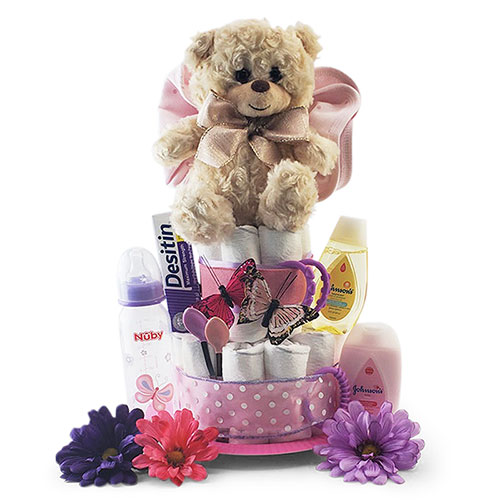 Butterfly Kisses Pamper Gift Basket