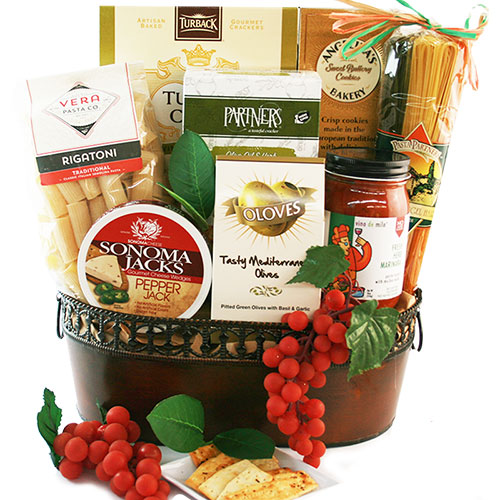Italian Gift Baskets Dinner for Two Italian Gift Baskets DIYGB
