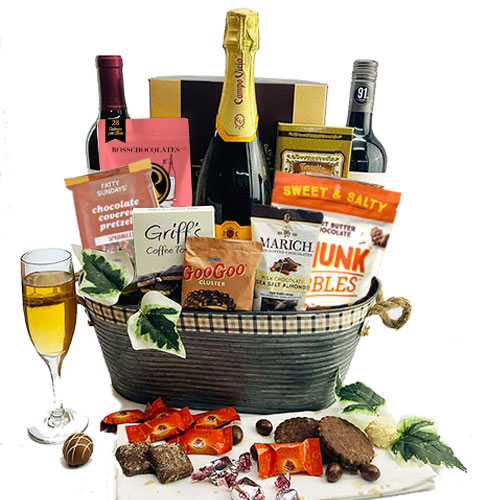 Valentine’s Basket Pre-Order Brut Rose - Champagne Please!