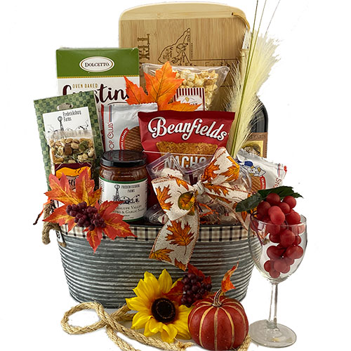 Welcome Fall Ya ll Wine Basket