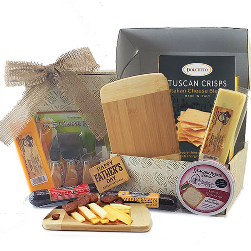 Fathers Day Meat Cheese Gift