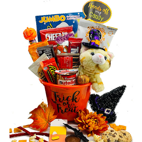 Scaredy Cat Halloween Basket